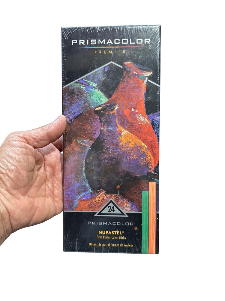 Prismacolor Premier Nupastel Firm Pastel Color Sticks 24-Count Set For Artists