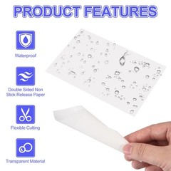 100pcs 10x15cm Diamond Paint Release Paper and Yellow Carving Knife Set