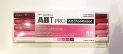 Tombow ABT pro markers Dual Tip Alcohol-Based markers pink tones