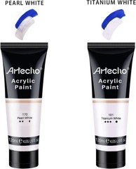 High-Quality 4.05oz Titanium White Acrylic Paint – Non-Toxic & Fast Drying