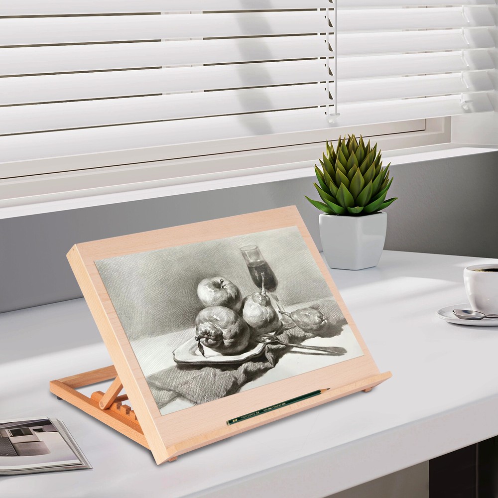Adjustable Painting Board Stand, Portable Painting Board Stand Beech Wood