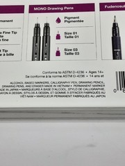 NEW Tombow Illustration Set 9 Piece Pen & Inks ABT Pro Alcohol Marker Mono Penci
