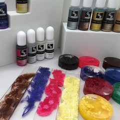 Metallic Alcohol Ink Set -16 Metallic Colors Alcohol Based Ink for Resin Art,…