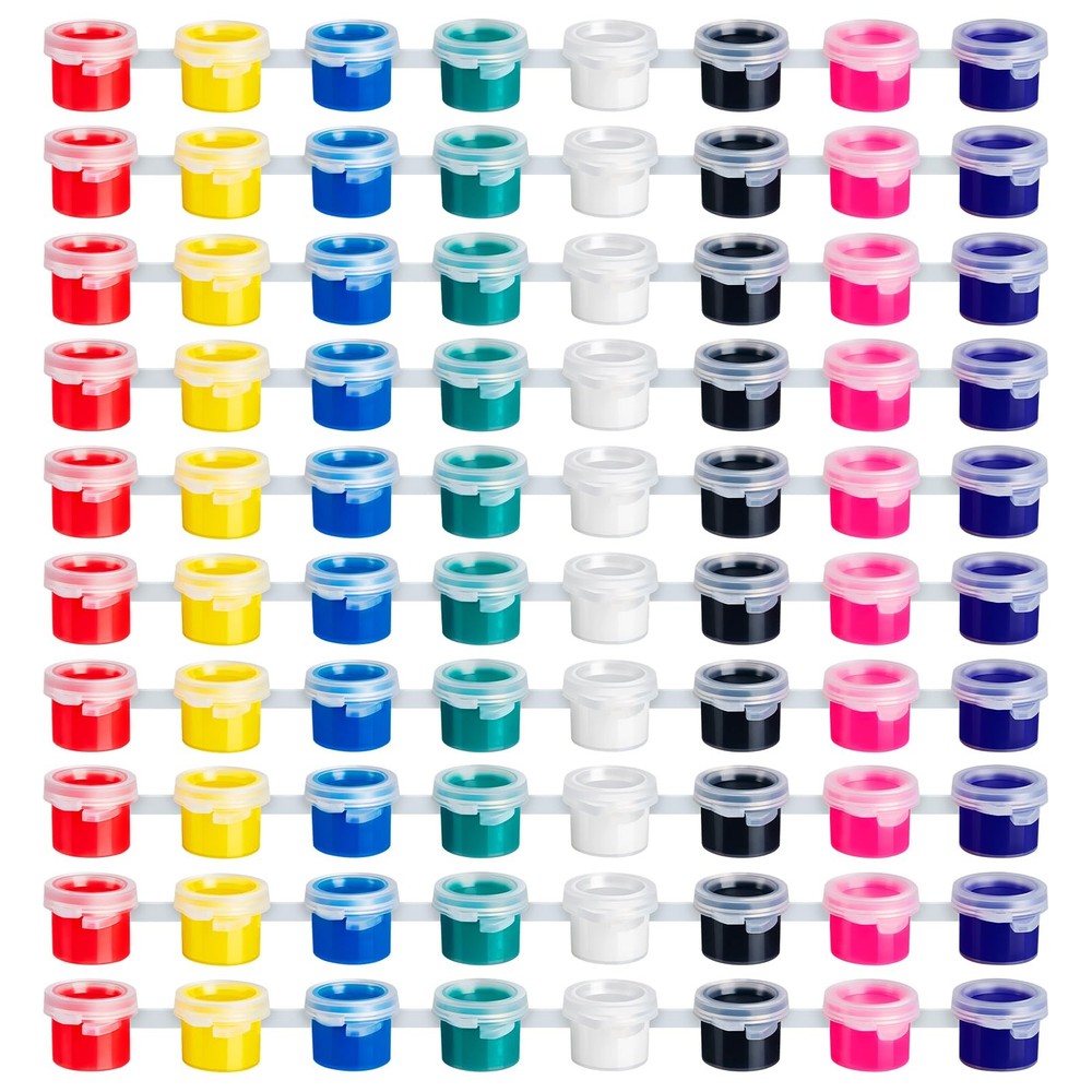Mini Acrylic Paint Set,80pcs Acrylic Paint Strips for Kids Adults Art & Craft…
