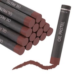 Soft Oil Pastels, Oil Pastel Crayons Blendable(Dark Brown, Pack of 36)