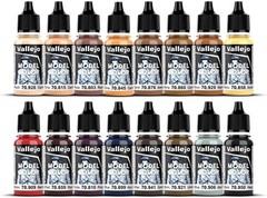 Face & Skin Tones Acrylic Paint Set – 16 Colors