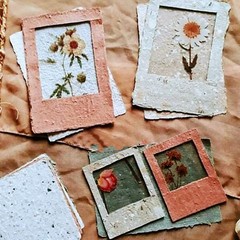 2 Pcs Paper Making Screen Wooden Paper Making Mould 7.9×7.9 Inch for DIY Craft