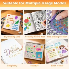 Glitter Effect Brush Markers, Dual-Tip, Two-Color, for Doodle Drawing.