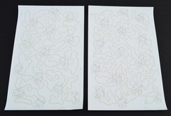 2pk ADHESIVE Camouflage Airbrush Paint Duracoat Gun RC Stencils SMALL MULTICAM