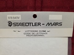 New Sealed Staedtler Mars Professional Lettering Guide – Vertical #978549V