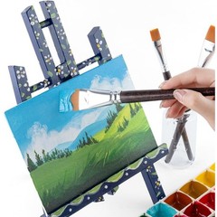 Flat Paint Brush Set 3pcs for Acrylic Watercolor Gouache Oil and Body Painting