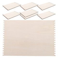 8Pcs Khaki Wood Weaving Board Set Reusable Loom Kit for Arts DIY Yarn Craft