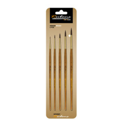 Rubens Artist Design High TensionLiner Paint Brushes 370 1set (5ea Brush)