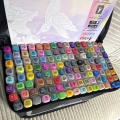 Aedaga 120 Colors Alcohol Markers Set Multicolor with Carrying Case