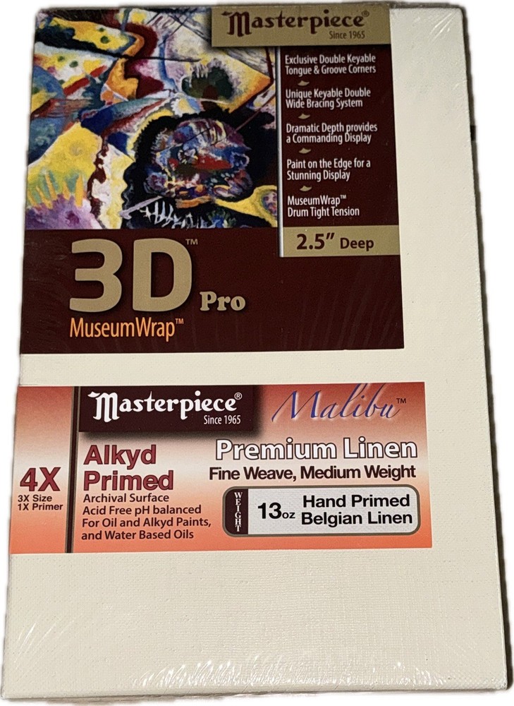 Masterpiece Z1DY-0711 3D Pro 2.5 Deep Malibu Belgian Linen 12.0 Oz 7” X 11”
