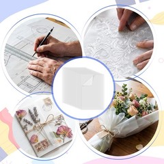 11×17 Translucent Vellum Paper Sheets 100 Sheets 60 GSM Vintage Tracing Paper