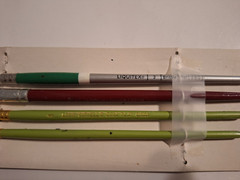 Marx Sable Paint Brush Assort. 4 pcs and Nylon Brush set of 2pcs