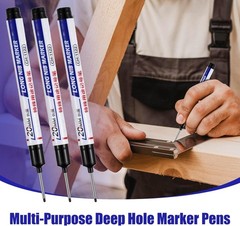 Long Head Deep Hole Marker Pens, 5 PCS Long Nib Marker 20mm Quick Dry Waterproof