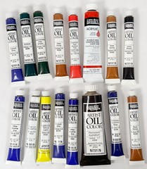 Liquitec Vintage Artist Oil Color Paint Lot Binney & Smith Various Tubes 1980s