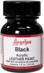 1 Fl Oz Black Waterproof Leather Paint – Fade Resistant for Easy Application