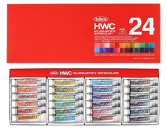 Holbein Transparent Watercolors Watercolor Paint Set – Granulating Color 24Color