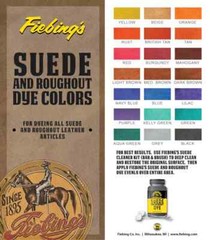 Fiebing’s Suede & Roughout Dye 118ml – Permanent Water Resistant Colour Stain