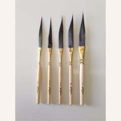 KAFKA Longliner Lettering Signs Auto Pinstriping Striping Paint Brushes Set of 5