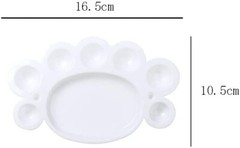 5 pcs Nail Art Paint Mixing Palette Paint | Clear