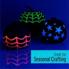 FolkArt glow in the dark paint, 8 oz, Green 8 Fl Oz 8 (Pack of 1),