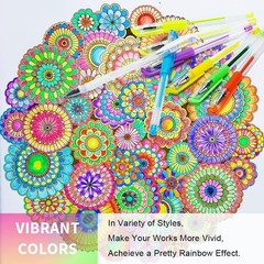 Glitter Gel Pens for Adults – 100 Colors, Fine Tips for Detailed Art Projects
