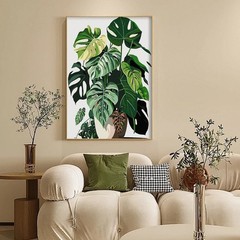 Framed Paint by Numbers Kit for Adults Beginner Kids Ages 10-13, Plants Easy…