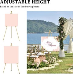 Collapsible Display Artist Easel Stand 63″ Instant Tripod Portable Floor Easel