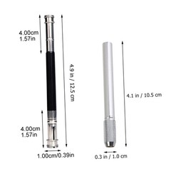 10-Pack Pencil Extenders for Artists & Students – Metal Sketch Holders, Comforta