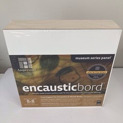 NEW Ampersand Museum Series Panel Encausticbord 8x8x 2 1/8″ Cradled, SEALED