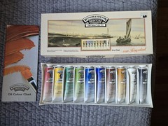 Winsor & Newton Oil Colour Paints Tube Set Series 1 Van Ruysdael New Sealed