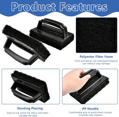 10 Pcs Screen Printing Scrub Pad,Screen Print Ink Scrub Cleaner Brush