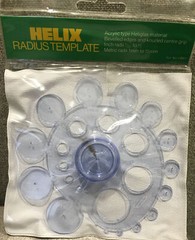 Vintage Helix Radius Template Tool 1/32 to 1/2 Stock No. L8601