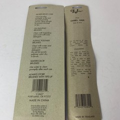 Vtg NEW Camel Hair Paintbrush Sets Lot of 2 Le Jour & Z-Pro Utility Touch Up