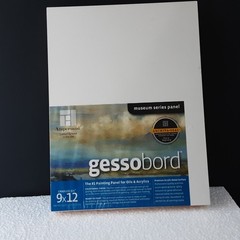 Ampersand Museum Series Panel Gessobord 9×12 Cradled 0.75 New