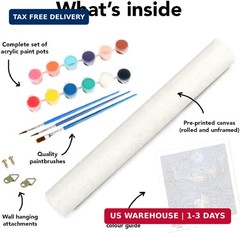 Paint by Numbers Kit for Adults Beginner, Landscape Easy Adult Paint by Number