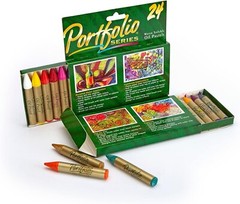 Water Soluble Oil Crayons For Artists 24 Color Watercolor Crayons Oil Pastels