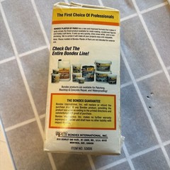 Vintage Bondex Plaster Of Paris Improved Formula For Hobby Molding 4.4lbs (2kg)