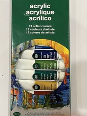 (Brand NEW) Reeves Acrylic Paint Set – 12x10ml Tubes, 12pc, 12 artist colors