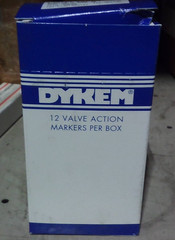 Dykem 40004 Green Valve Action Paint Markers (12 Pack) Medium Tip