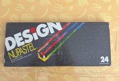 Vtg Design NuPastel 24 Color Assorted Firm Pastel.
