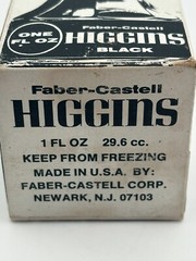 Faber Castell Higgins Black 4415 1 Fl Oz Waterproof India Ink Twist Off Cap