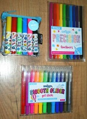 Smiggle Scented Markers Fine Liners pens Glider Gel Sticks Pastel watercolour
