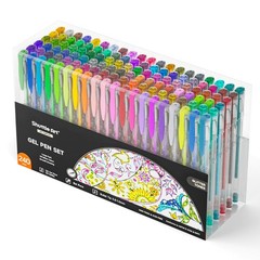 Shuttle Art 240 Pack Glitter Gel Pens, 240 Piece Set, 240 Colors