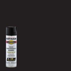 Rust Oleum Professional 15 Ounce High Performance Enamel Spray Flat Black
