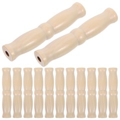 24pcs Bucket Handle Grip – Ergonomic Wood Handle For Replacement – Wooden Grip